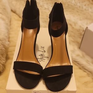 Style & Co. Elegant Black Heels New With Box